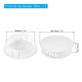 thumbnail image 2 of Uxcell Plastic Hole Plug, Flush Type Round Hole Plugs Cover Snap in Locking Hole Tube White 1.5", 2 of 7