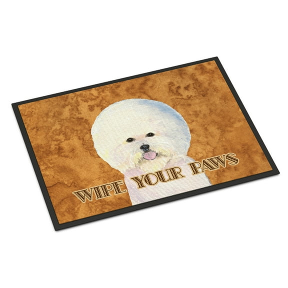 Bichon Frise Wipe your Paws Door Mat