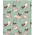 thumbnail image 2 of Pug Gifts for Pug Lovers, Pug Dog Blanket for Adults Kids, Birthday Valentine''s Day Pug Gifts for Women Men, Dog Mom Gifts Decor for Sofa Chair Bed Travelling Camping, 2 of 6