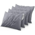 thumbnail image 1 of Protectores de almohada Utopia Bedding, impermeables, estándar, paquete de 4, 1 of 8