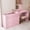 Pink, variant on Cozy Home Multi-Functional Makeup Vanity Desk with 6 drawer dressers, Rotatable L Shaped Dressing Table with Remote LED Light for Bedroom, Vanity Table for Working, Studying, Sewing, Nail Care, Pink