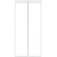 thumbnail image 1 of Mosquitera para puerta, 140 x 240 cm, cortina magnética para puerta, mosquitera con cierre automático, protección contra insectos para puertas de balcón, sala de estar, sin taladrar (blanco), 1 of 6