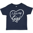 thumbnail image 3 of Inktastic I Love My Gigi in White Chalk Heart Boys or Girls Toddler T-Shirt, 3 of 5