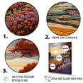thumbnail image 3 of Designart "Sunrise Over The Countryside In Provence II" Countryside Floater Framed Wall Art Prints, 3 of 5