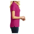 thumbnail image 4 of Mafoose Female Core Classic Women Pique Polo Pink Azalea Small, 4 of 6