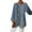 Blue, variant on ManxiVoo Women's Summer Tops V Neck Blouse Casual Short Sleeve Shimmer Vintage Digital Print Soft Comfortable Shirt For Leggings And Daily Wear L Size Blue