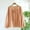 Orange, variant on Women's Long Sleeve Casual Blouse Fall Spring Crew Neck Loose Fit Button Down Shirt Babydoll Flowy Basic Cute Peasant Tops Pink