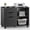 3C-Black, variant on Nextay 5/7 Drawer Chest, Wooden Tall Dresser Storage Dresser Cabinet With Wheels for Office, Bedroom, Home