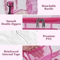thumbnail image 3 of Linkidea Lunch Box for Adult, Transparent Lunch Bag with Shoulder Strap, Large Capacity Lunch Bag for Everyday Outings, Fits to Picnic and Daily Use (Pink), 3 of 6