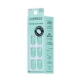 thumbnail image 3 of KISS imPRESS Color Nails - Get Closer, Green, Squoval, Short, 3 of 7