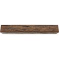 thumbnail image 4 of 4"W x 6"H x 10'L 3-Sided (U-beam) Hand Hewn Endurathane Faux Wood Ceiling Beam, Premium Aged, 4 of 23