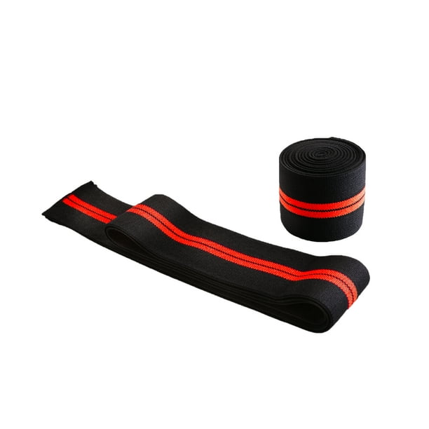 CAP Barbell Elastic Knee Wraps, Pair, Black - Walmart.com