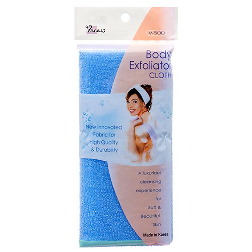 New 321927 Venus Shower Exfoliating Skin Towel W / 2 Asst Colors V500