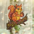 thumbnail image 2 of Lotusprinthandmade Cute Squirrel Custom Shape Star Hologram Ornament 10in, Cute Squirrel Decorative Ornament, 2 of 4