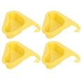 thumbnail image 2 of Drain Basket, All Round Hollow Multifunctional Odorless Triangular Sink Strainer Basket  For Fruit For  Golden Melon Yellow, 2 of 8