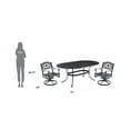 thumbnail image 2 of Homestyles Sanibel Black Outdoor Dining Table, 2 of 7