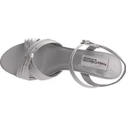 dyeables women's fiesta sandal,silver/metallic,6.5 m