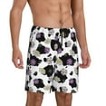 thumbnail image 2 of Wukai Daisies Flowers Men’s Short Pajama Pants With Pockets Soft Sleep Pj Shorts for Men-Medium, 2 of 6