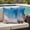Blue, variant on Pack of 2 Outdoor Pillow Covers 20x12 Inch Waterproof Blue Coastal Throw Pillow Covers,Decorative Couch Pillow Case Sham Summer Beach Seaside Ocean Nautical Patio Garden Pillowcases Cushion Covers
