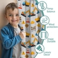 thumbnail image 3 of Blackout Kids Curtains,Cartoon Construction Vehicles Barriers Childrens Insulated Curtains Set Of 2,Bedroom Essentials,Toddler Room Decor 42"x54", 3 of 5