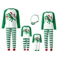 thumbnail image 1 of Family Matching Christmas Pajamas Set Snowman Printing Tops Long Pants Sleepwear, 1 of 9