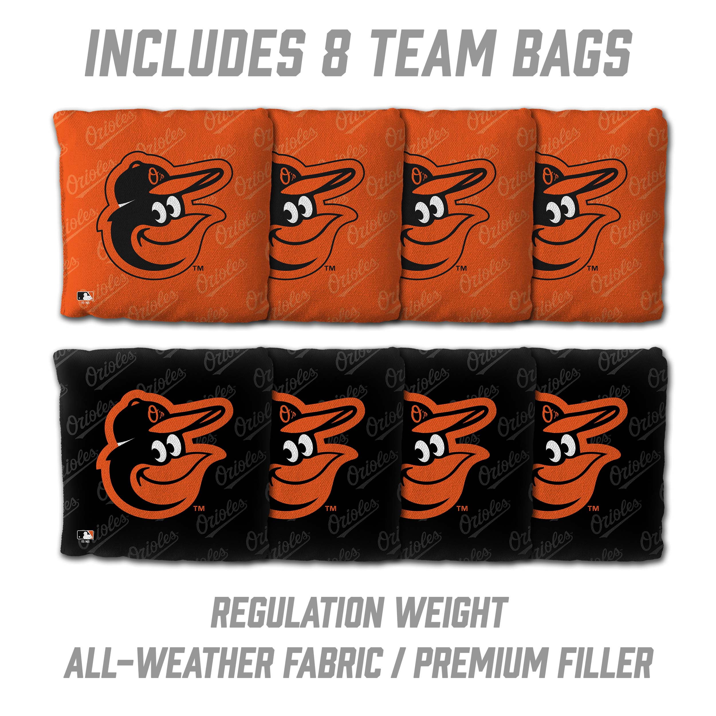 YouTheFan MLB Baltimore Orioles 2' x 3' Cornhole Game