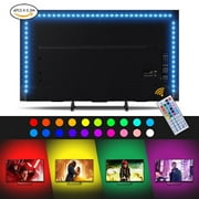 4pcs 5V 40CM USB Cable Power LED strip light tape Christmas desk Decor lamp ribbon For TV Background Lighting-in LED Strips