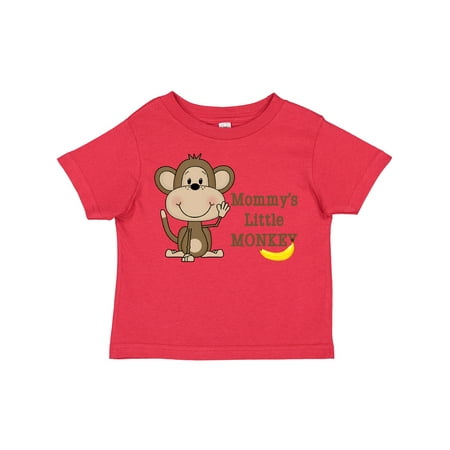 

Inktastic Mommy s Little Monkey Gift Toddler Boy or Toddler Girl T-Shirt