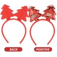 thumbnail image 4 of 3pcs Christmas Headband Xmas Tree Hair Hoop Christmas Headpiece Photo Props, 4 of 8