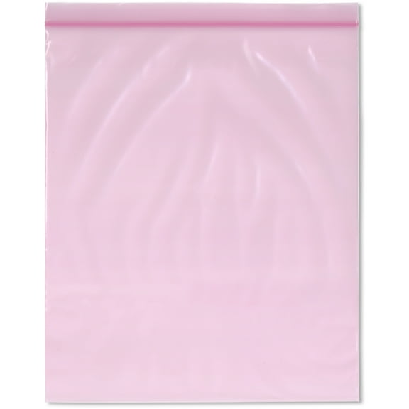 Plymor 10" x 12" (Pack of 100), 4 Mil Heavy Duty Anti-Static Zipper Reclosable Plastic Bags
