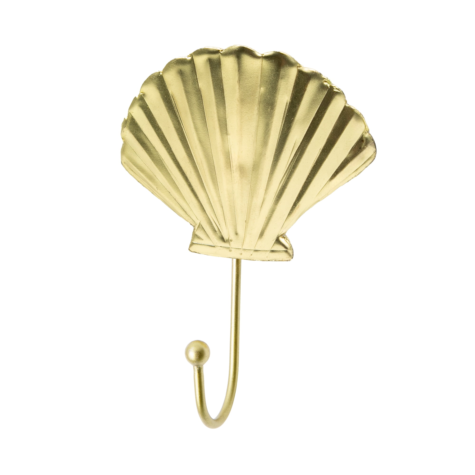 Mainstays Gold Seashell Decorative Wall Hook