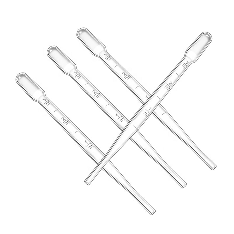 20pcs Disposable Transfer Pasteur Pipette 1ml 3ml 5ml 10ml Pipette With Scale Lab Supplies Pipettes ,Precision & Accuracy