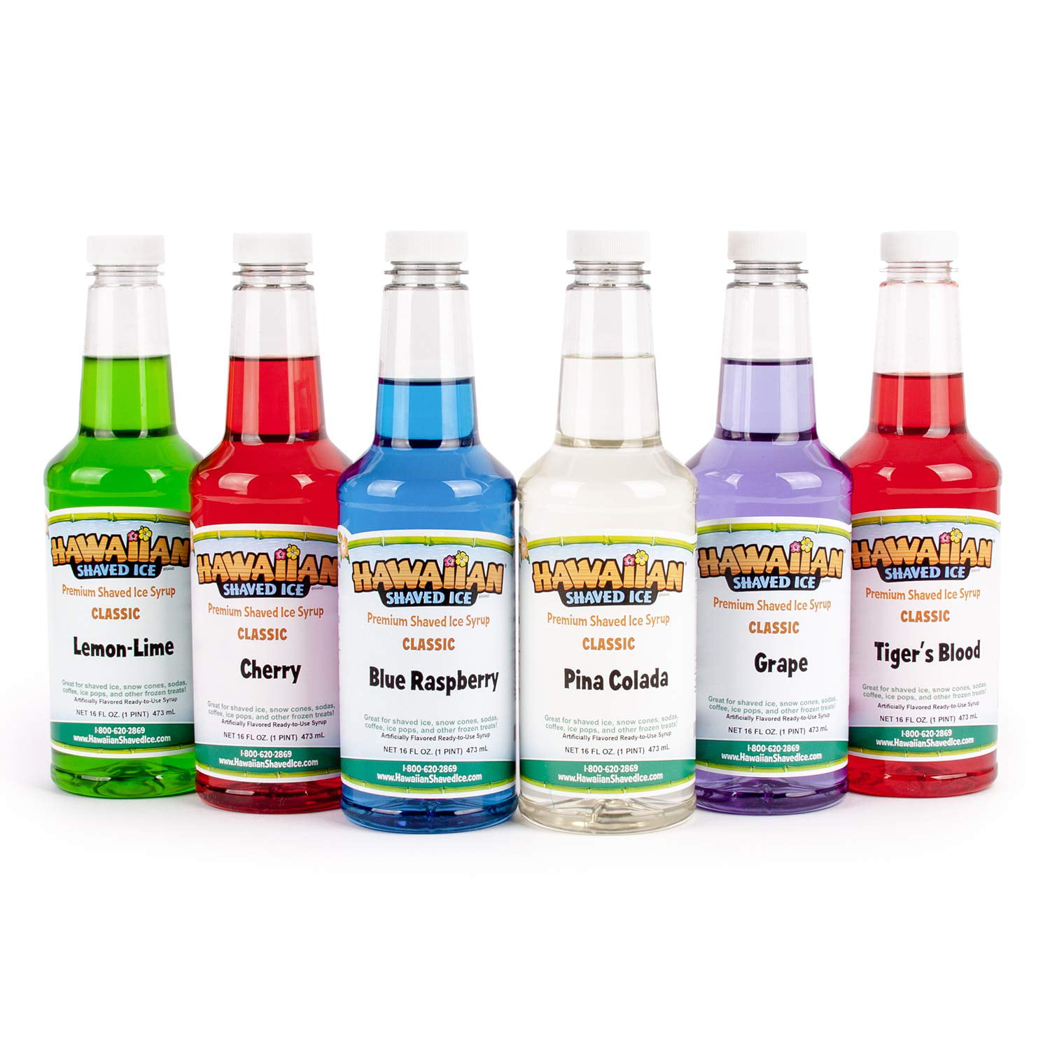 3 Pack Premium Shaved Ice Flavor and Snow Cone Flavored Syrup with Accessories 