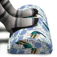 thumbnail image 3 of Peacock Foot Rest, Colorful Vintage of Repetitive Wild Roses Leaves and Exotic Bird Pattern, Non-Slip Backing Adjustable Ergonomic Memory Foam Leg Support for Office, Multicolor, by Ambesonne, 3 of 5
