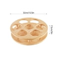thumbnail image 3 of TIMIFIS Storage Rack Wooden Kitchen Spice Tray Carousel Lazy Rotating Spice Mug Shelf New Home Essentials, 3 of 6