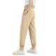 thumbnail image 4 of Pantalones largos de invierno para niños, color sólido, cintura elástica con bolsillos laterales, pantalones deportivos ajustados, pantalones largos para niñas, pantalones de poliéster., 4 of 6