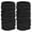 150Pcs, variant on MRSXXNTY 150 Pieces Black Hair Ties for Thick and Curly Hair Ponytail Holders Hair Elastic Band for Women  Men(4mm)