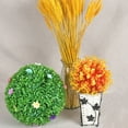 thumbnail image 3 of Mdesiwst Artificial Plant Uv-resistant Plant Topiary Ball Decoration Faux Ball for Outdoor Backyard Porch for Office, 3 of 10