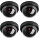 thumbnail image 1 of 4 X Black Dome Fake Dummy Security CCTV Camera Waterproof IR LED Flashing Red Light Outdoor Indoor Surveillance, 1 of 5