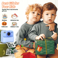 thumbnail image 4 of Cámara instantánea para niños, cámara digital infantil de 2,4 pulgadas 1080P con tarjeta de 32 GB y papel de impresión, regalo de Navidad para niños y niñas de 3 a 12 años., 4 of 8