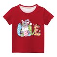 thumbnail image 3 of Chandails pour Enfants T-Shirt Graphique à Manches Courtes Col Rond Crop Top pour Filles et Garçons de 3 à 14 Ans T-Shirt Tee, 3 of 3
