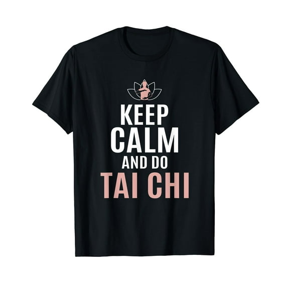 Keep Calm And Do Tai Chi graphi Tai Chi Tee For Women design T-Shirt
