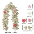 thumbnail image 3 of Fall Garland Artificial Maple Leaf Garland 6.56 ft Fake Plants Decor Leaves For Thanksgiving Day Festivals Wedding Decora The Holiday, 3 of 6