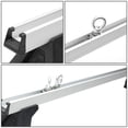 thumbnail image 6 of DNA Motoring 58"Universal Cargo Van Top Rain Gutter Luggage Roof Rack Cross Bar 3pcs+Brackets, 6 of 7