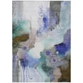 thumbnail image 2 of HomeRoots 629292 10 x 14 ft. Brown Purple & Ivory Abstract Washable Transitional Indoor & Outdoor Rectangle Area Rug, 2 of 8