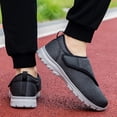 thumbnail image 6 of YOURDIARY Wide Width Slip On Walking Shoes for Women & Men, Adjustable Hook & Loop Breathable Knit Non-Slip Comfort Casual Sneakers, 6 of 7