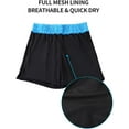 thumbnail image 3 of Sociala Women's Cargo Bermuda Long Shorts Elastic Waistband Swim Shorts With Back Pocket, 3 of 6