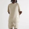 thumbnail image 4 of Niebla Miedo De Dios ESSENTIALS Octava Temporada Doble Línea Alta Calle Suelta Casual Pecho Flocado Impresión Camiseta De Manga Cortapangjing, 4 of 4