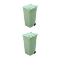 thumbnail image 4 of Transemion Plastic Waste Bins With Lid - Durable And Practical Suitable For All Ages Small And Exquisite green 2Set, 4 of 6