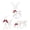 D, variant on OIUR Christmas Reindeer Decoration Outdoor Light Up Deer Family with Warm Light 2D Standing Deer for Holiday Yard Garden Lawn Decor